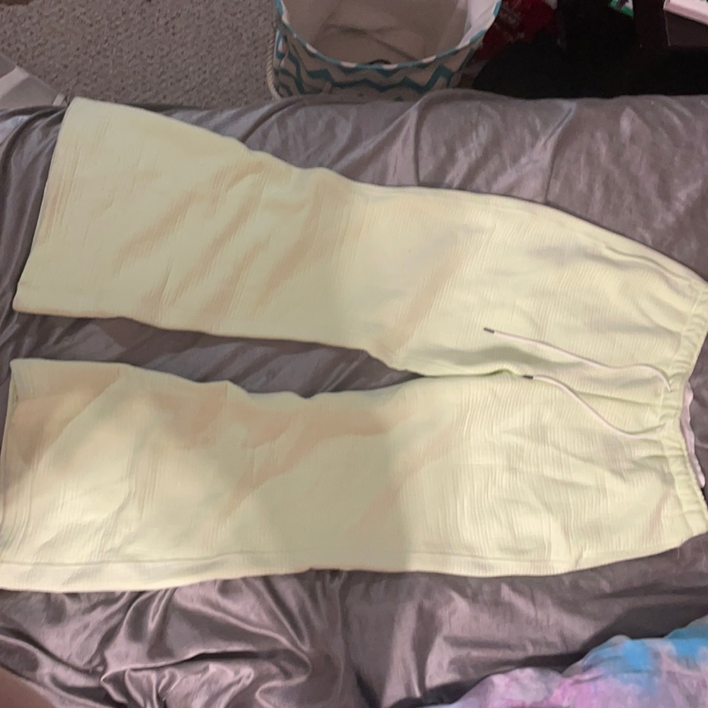 Light green Nike sweatpants